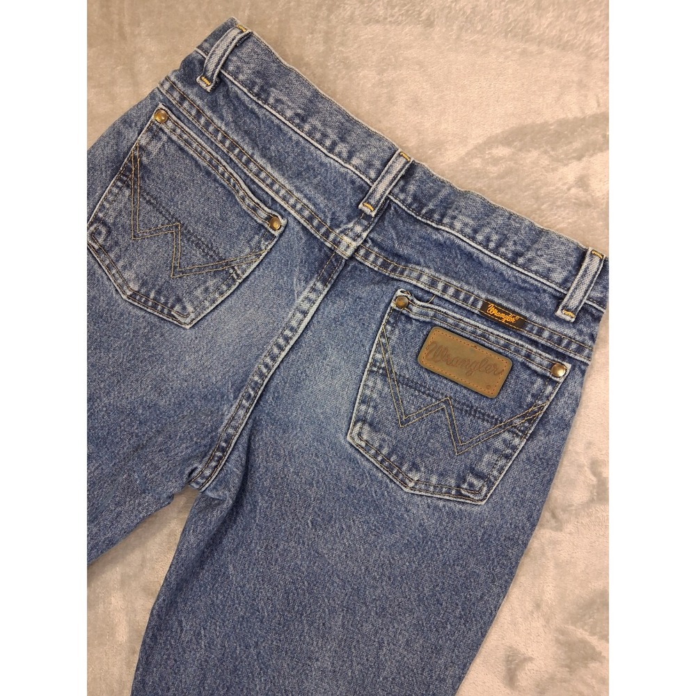 Wrangler Boys Teens Sz 28x29.5 16 Courant Adjustable Waist Straight Leg Jeans